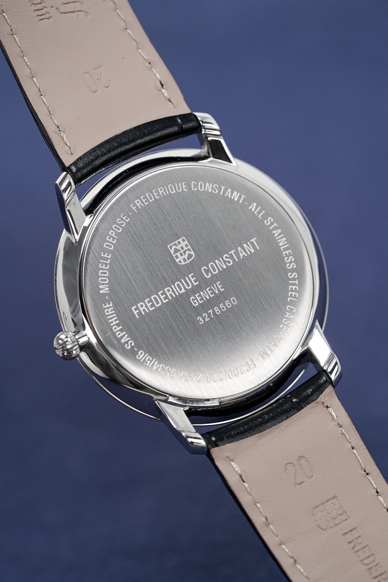 Frederique Constant Slimline Watch Steel FC-220S5S6