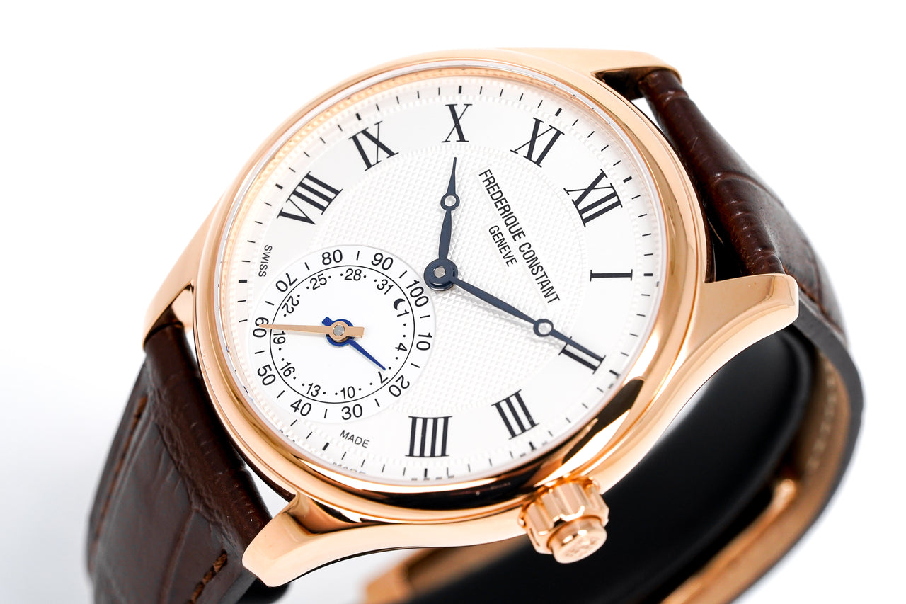 Frederique Constant Watch Men's Horological Smartwatch Classics Rose Gold FC-285MC5B4