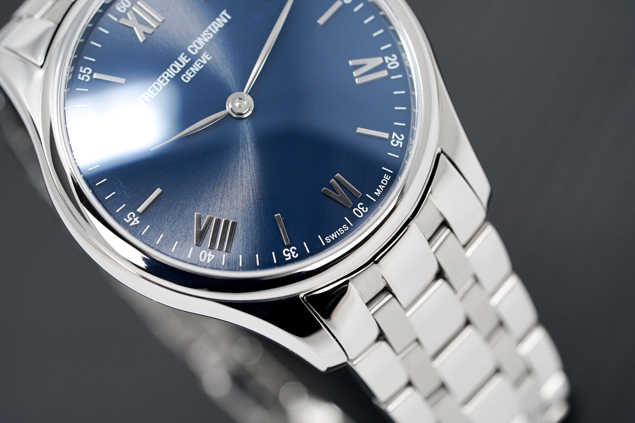 Frederique Constant Watch Men's Vitality Smartwatch Blue FC-287N5B6B