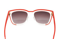 Thumbnail for Furla Women's Sunglasses Classic Square Clear/Red SFU069 0AFM