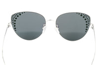Thumbnail for Furla Women's Sunglasses Rimless Cat Eye Silver/Grey SFU180 0579