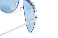 Thumbnail for Furla Women's Sunglasses Pilot Silver/Blue SFU236 0523