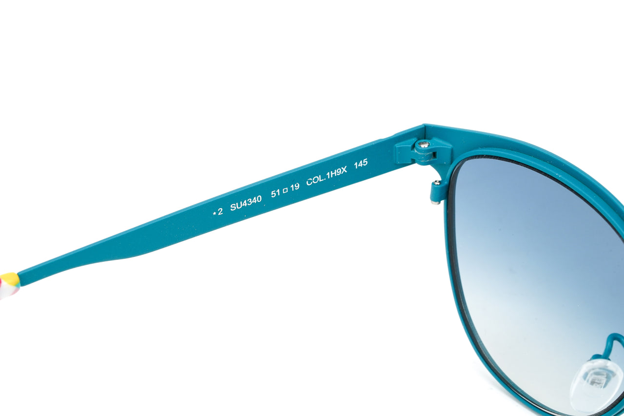 Furla Women's Sunglasses Classic Square Blue SU4340 1H9X