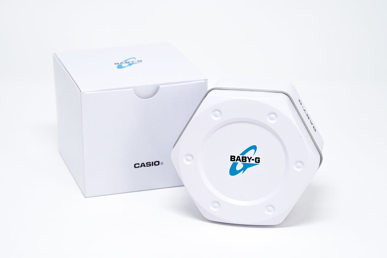 Casio Baby-G Watch Ladies Punching Pattern White BA-110PP-7ADR