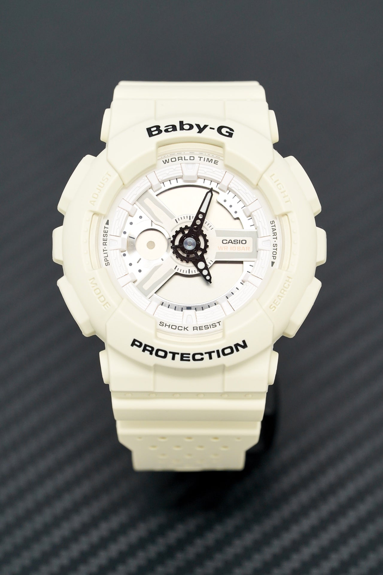Casio Baby-G Watch Ladies Punching Pattern White BA-110PP-7ADR