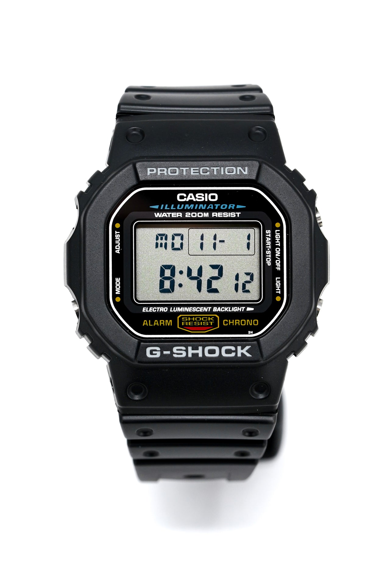 Casio G-Shock Watch Men's Classic Square Black DW-5600E-1VER – Watches   Crystals