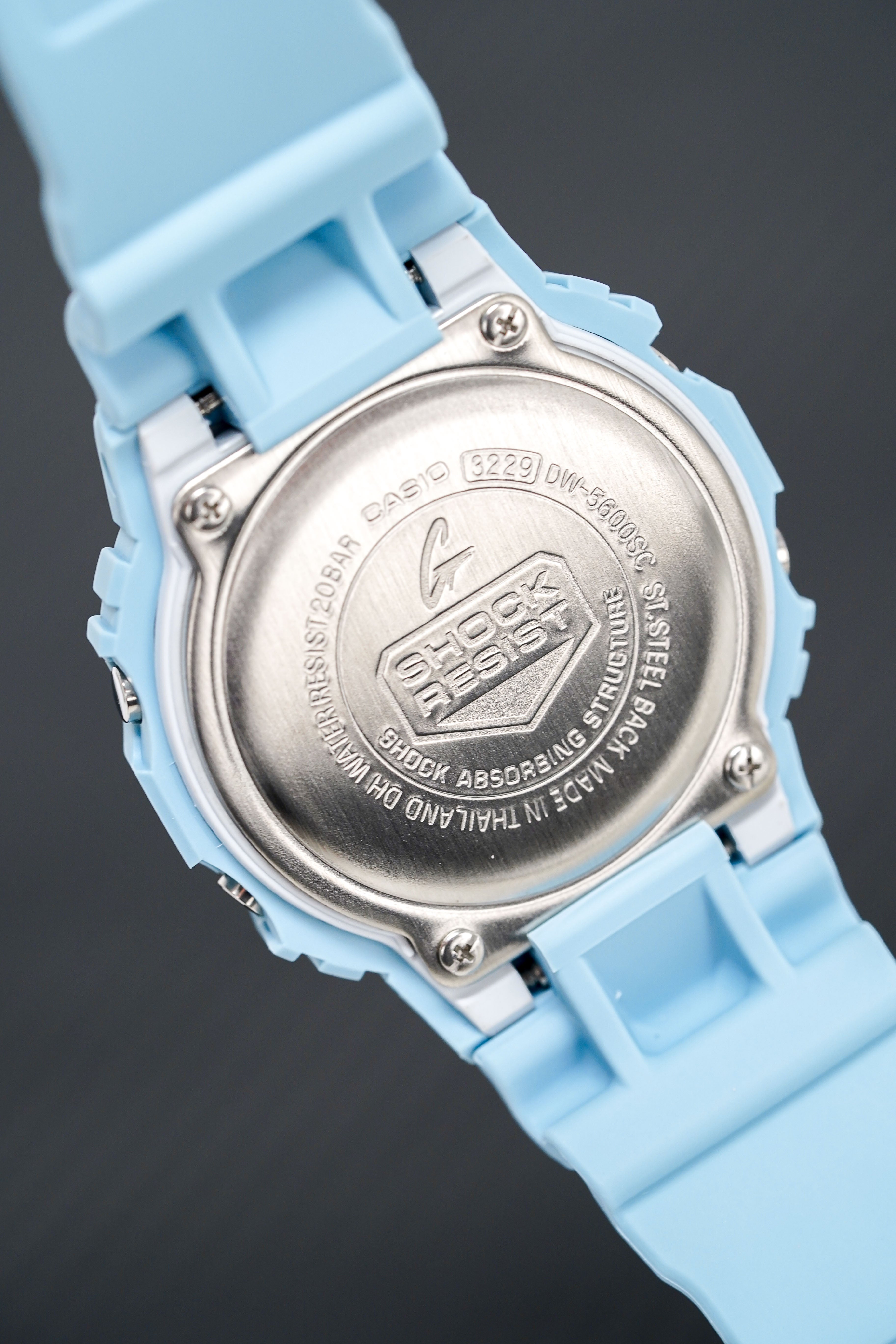 ◆◆CASIO カシオ 腕時計 G-SHOCK クォーツ スカイブルー DW-5600SC G-Shock Watches DW5600SC Watch blue baby blue
