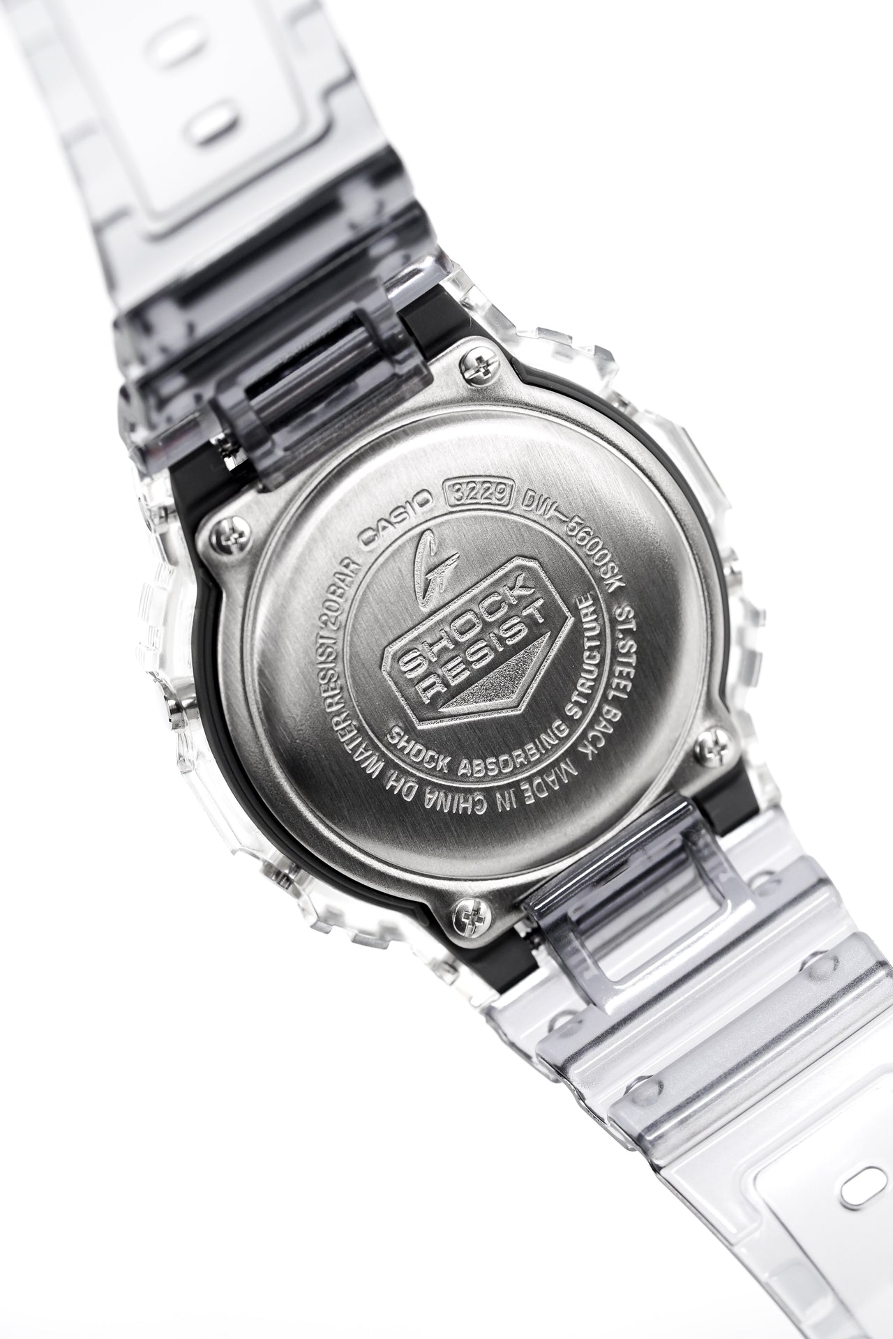 Casio G-Shock Men's Watch Translucent Grey DW-5600SK-1DR