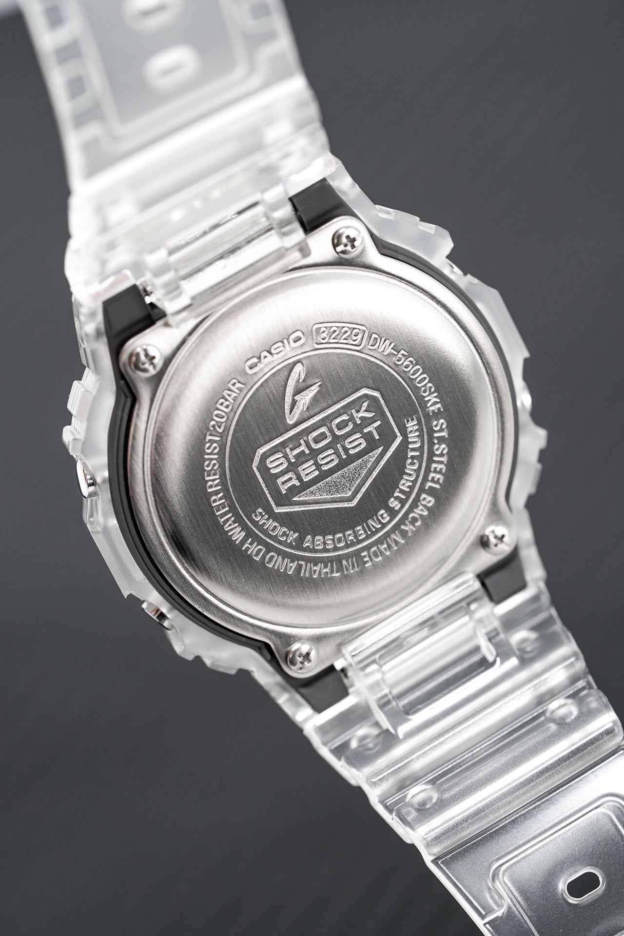 Casio G-Shock Men's Watch Skeleton Series Translucent DW-5600SKE-7DR
