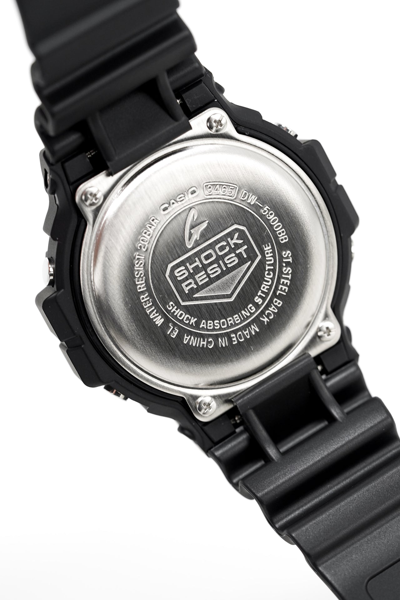 Casio G-Shock Watch Men's "Three Eyes" Classic Basic Black DW-5900BB-1DR