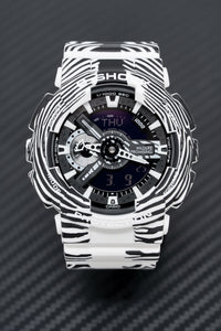 Thumbnail for Casio G-Shock Watch Men's Wildlife Promising Limited Edition Zebra GA-110WLP-7ADR
