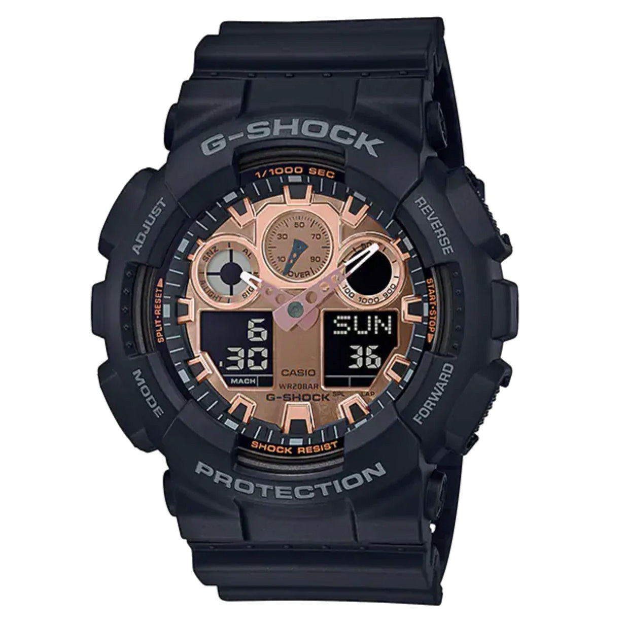 Casio G-Shock Watch Men's Rose Gold GA-100MMC-1ADR