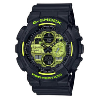 Thumbnail for Casio G-Shock Watch Men's Neon Yellow/Black GA-140DC-1ADR