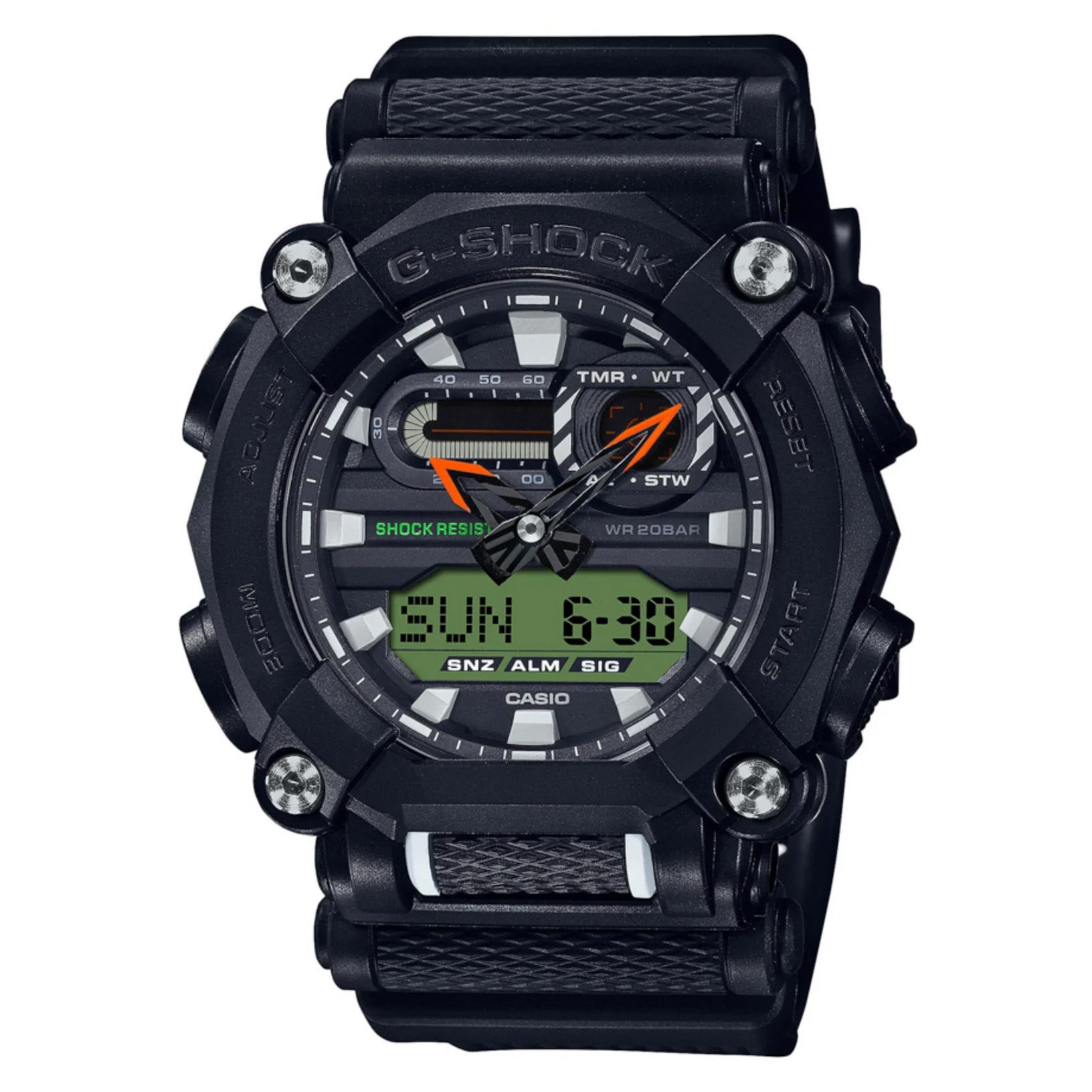 Casio G-Shock Watch Heavy Duty Black GA-900E-1A3DR