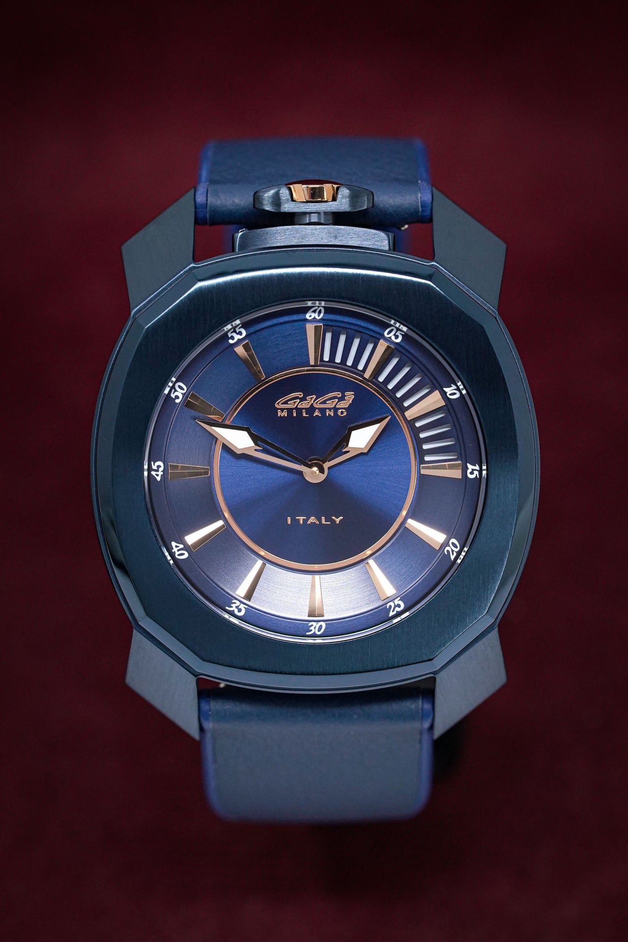 Gaga Milano Watch Frame_One Blue 7053.01