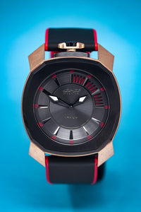 Thumbnail for Gaga Milano Watch Frame_One Rose Gold Red 7054.01