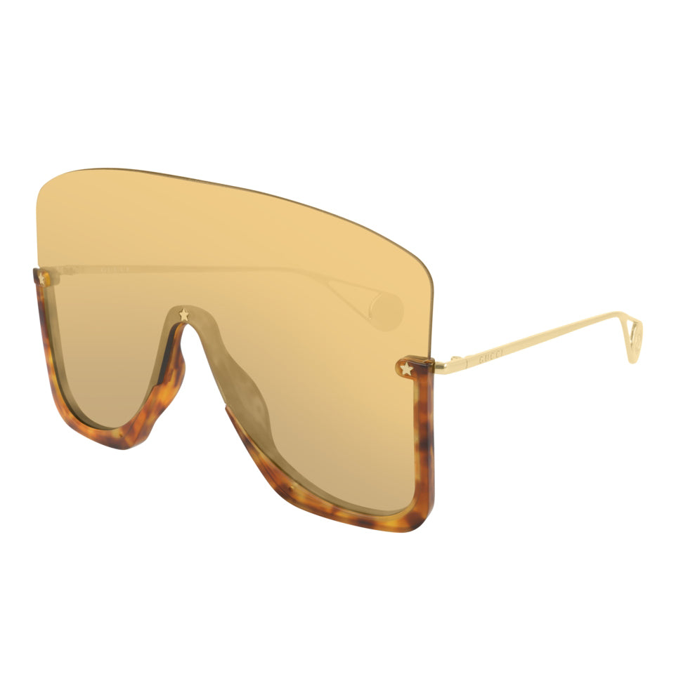 Gucci Unisex Sunglasses Oversized Havana Gold GG0540S-003 99