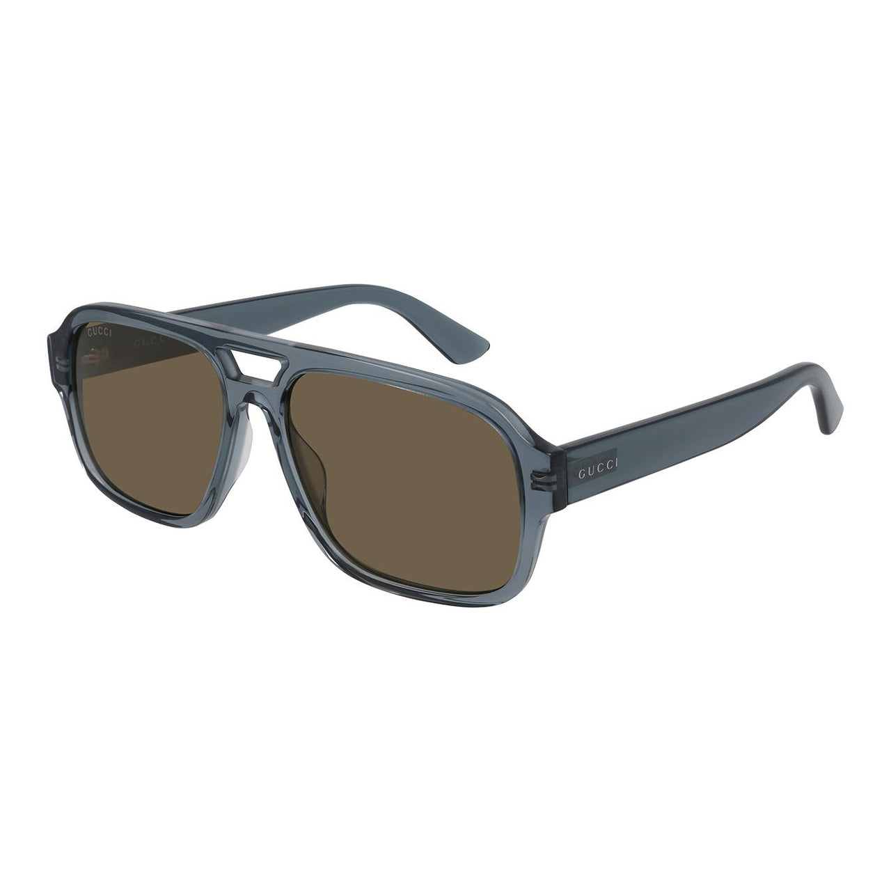 Gucci Men's Sunglasses Rectangular Pilot Blue GG0925S-004 58