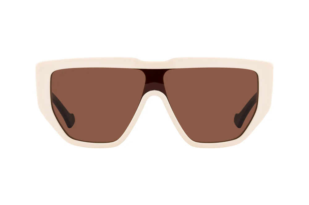 Gucci Men's Sunglasses Shield Flat Top Cream GG0997S-003 99