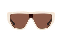 Thumbnail for Gucci Men's Sunglasses Shield Flat Top Cream GG0997S-003 99