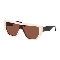 Thumbnail for Gucci Men's Sunglasses Shield Flat Top Cream GG0997S-003 99