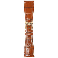 Thumbnail for Gagà Milano Watch Brown Alligator Leather Strap
