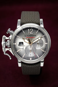 Thumbnail for Graham Chronofighter Grand Vintage Steel Rubber 2CVDS.S02A