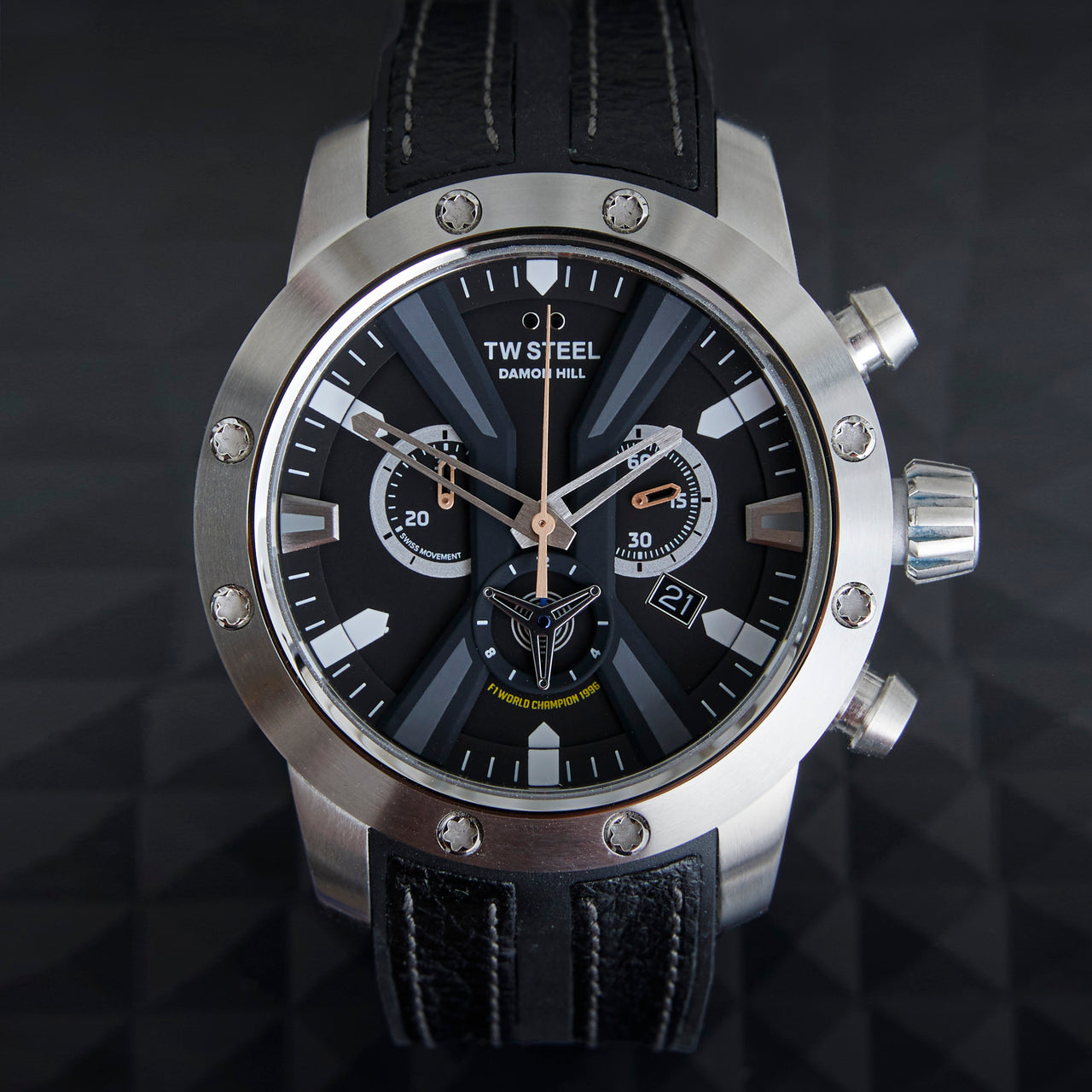 TW Steel Watch Grand Tech Chronograph Damon Hill Limited Edition GT15