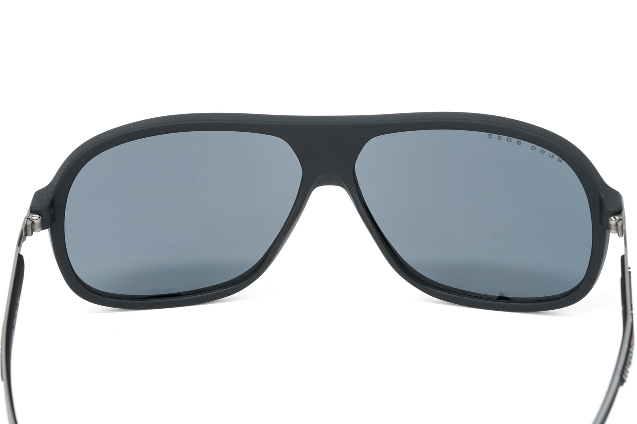 Boss by BOSS Men's Sunglasses Pilot Black/Grey 1200/N/S TI7 63