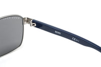 Thumbnail for Boss by BOSS Men's Sunglasses Browline Blue/Silver 1240/S 9T9/T4 60
