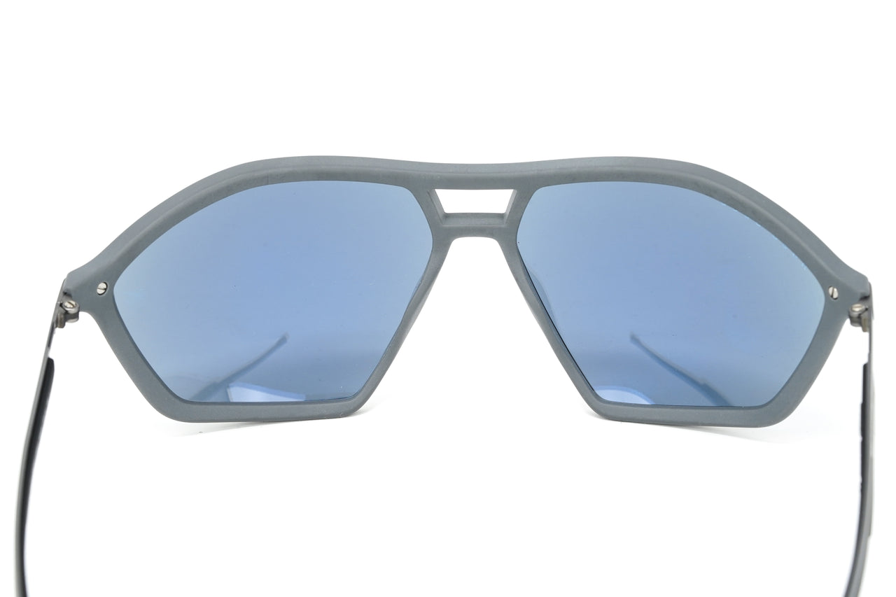 Boss by BOSS Men's Sunglasses Angular Pilot Grey/Blue 1258/S RIW