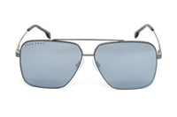 Thumbnail for Boss by BOSS Men's Sunglasses Square Browline Grey 1325/S KJ1