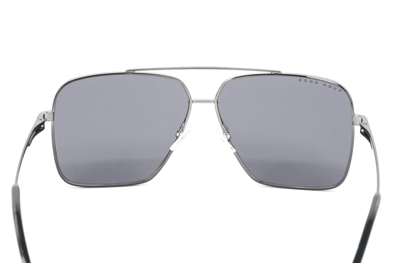 Boss by BOSS Men's Sunglasses Square Browline Grey 1325/S KJ1 T4 62