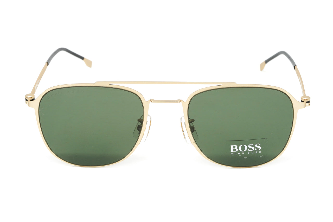 Boss by BOSS Men's Sunglasses Square Browline Gold/Green 1349/F/S AOZ QT