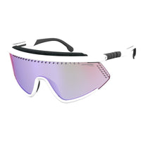 Thumbnail for Carrera Unisex Sunglasses Shield Wap-Around White Pink HYPERFIT 10/S D4Q