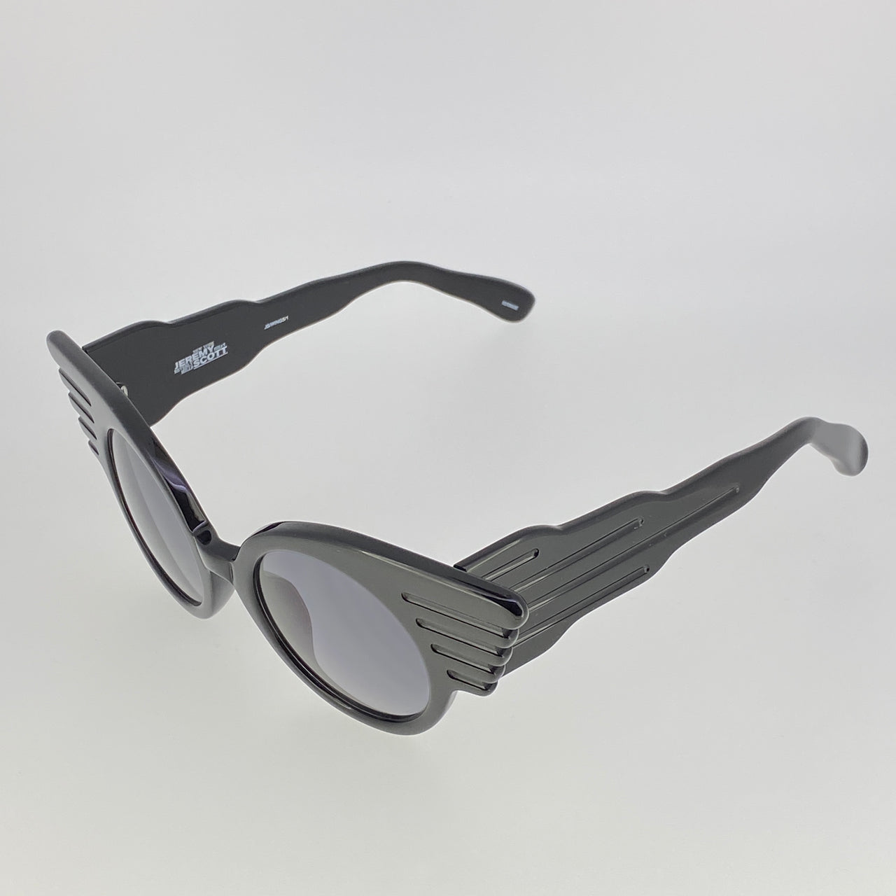 Jeremy Scott Sunglasses Special Wings Black and Grey