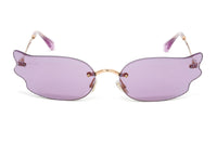 Thumbnail for Jimmy Choo Women's Sunglasses Rimless Cat Eye Pink EMBER/S S9E