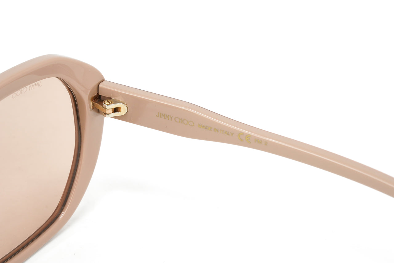 Jimmy Choo Women's Sunglasses Oversized Oval Beige/Pink KARLY/F/S FWM