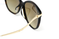 Thumbnail for Jimmy Choo Women's Sunglasses Classic Square Tortoise/Gold PEG/F/S O2V