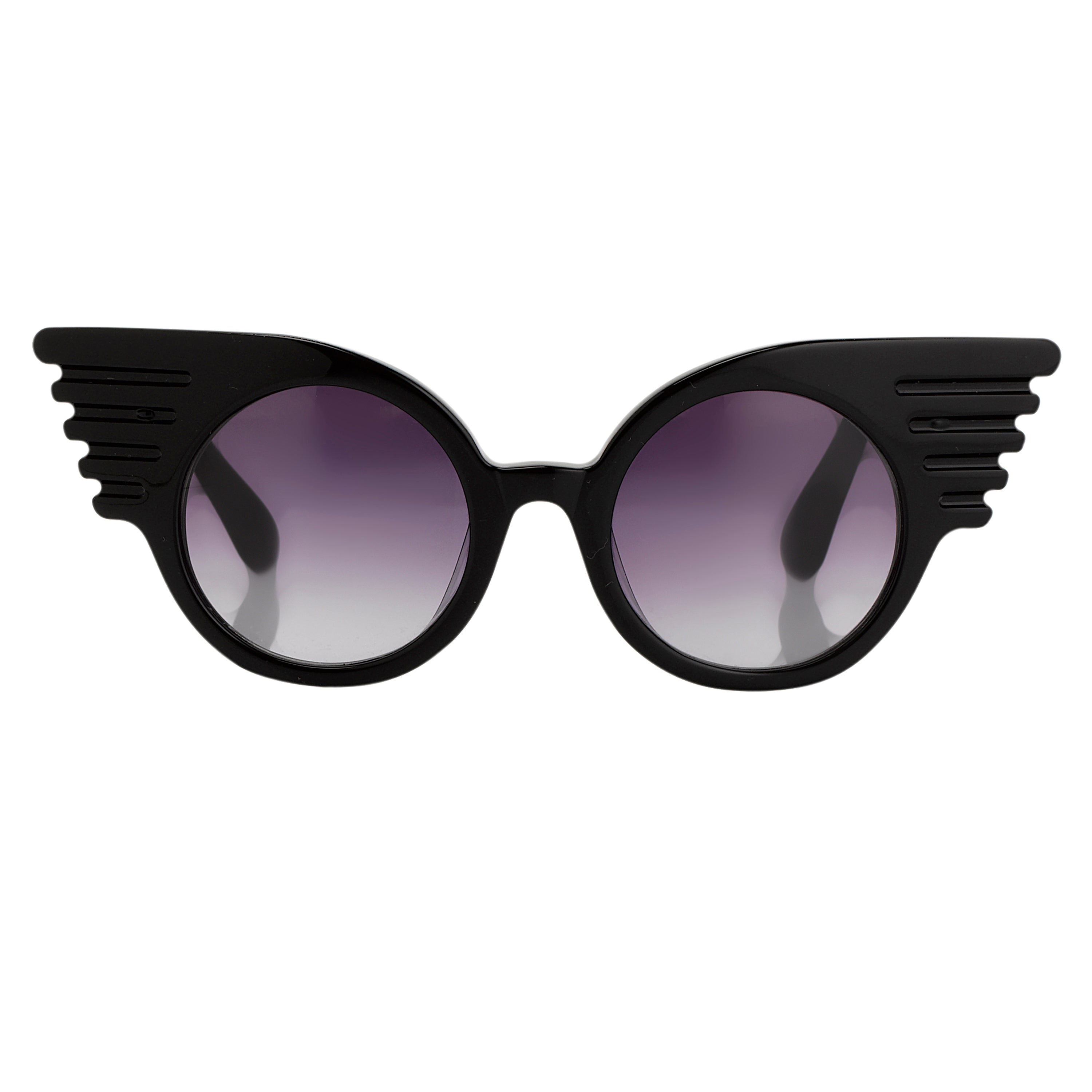 Jeremy Scott Sunglasses Special Wings Black and Grey