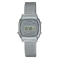 Thumbnail for Casio Ladies Watch Digital Vintage Classic Milanese Silver LA670WEM-7DF