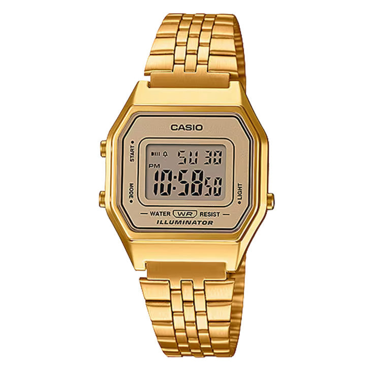 Casio Watch Digital Vintage Gold LA680WGA-9DF