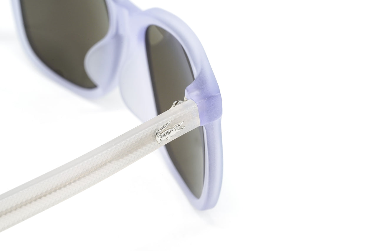 Lacoste Unisex Sunglasses Classic Square Clear/Green L838SA 971