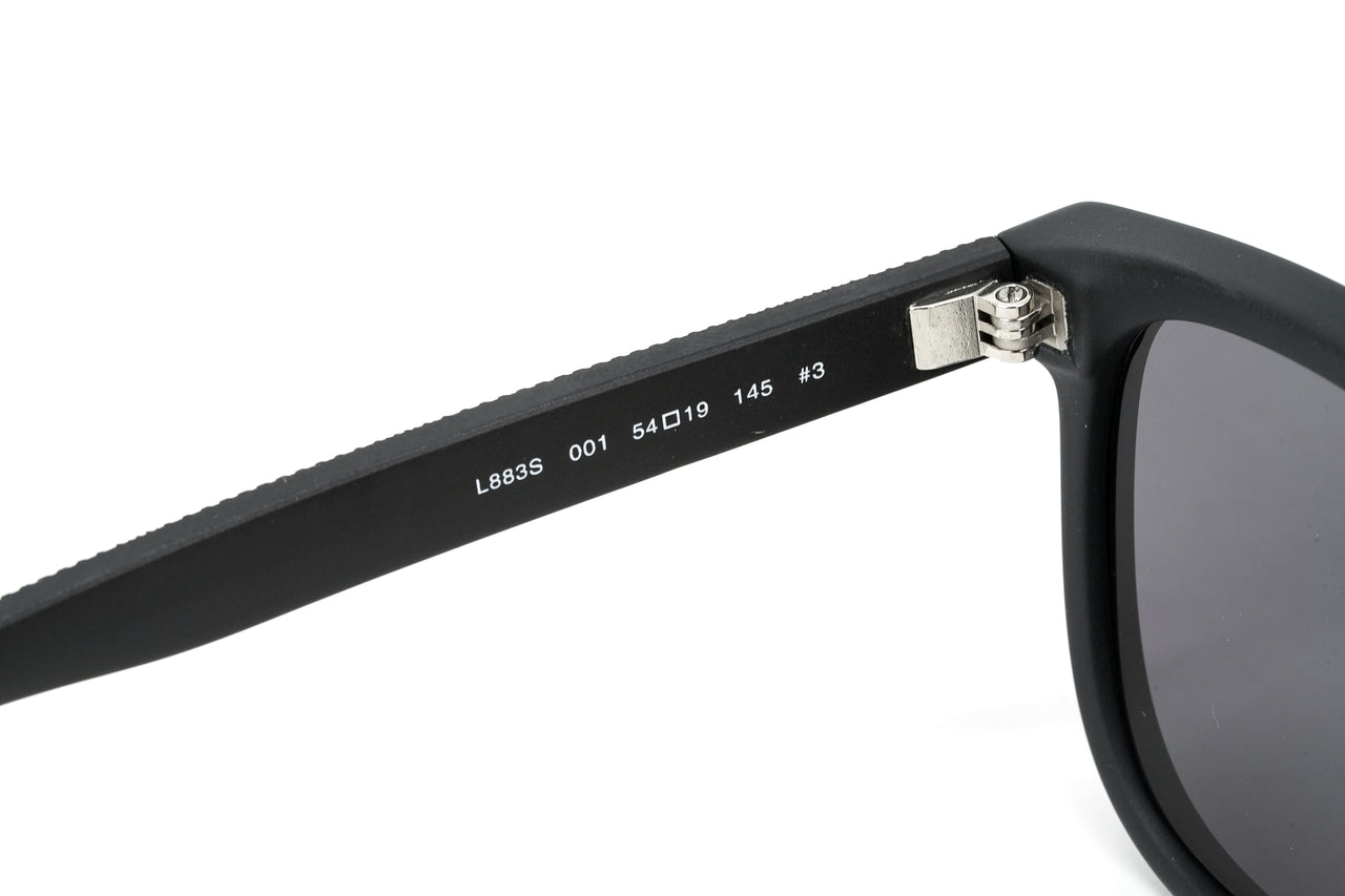 Lacoste Unisex Sunglasses Browline Square Black/Grey L883S 001