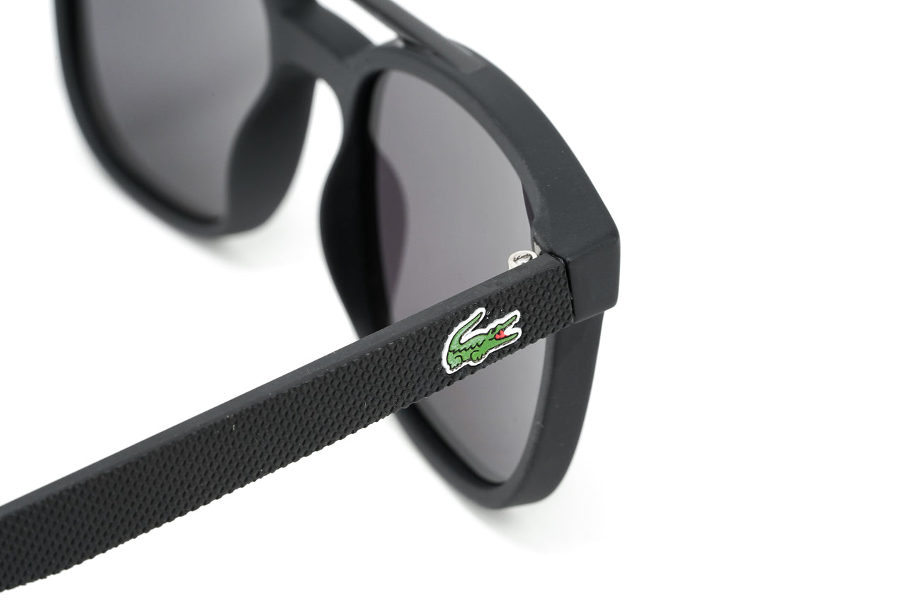 Lacoste Unisex Sunglasses Browline Square Black/Grey L883S 001