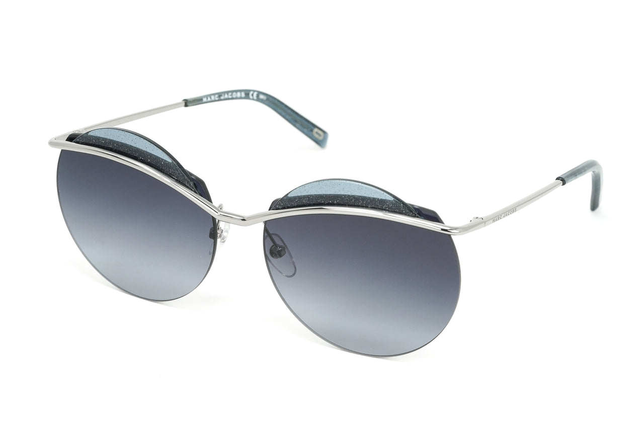 Marc Jacobs Women's Round Sunglasses Ruthenium Grey MARC 102/S 6LB