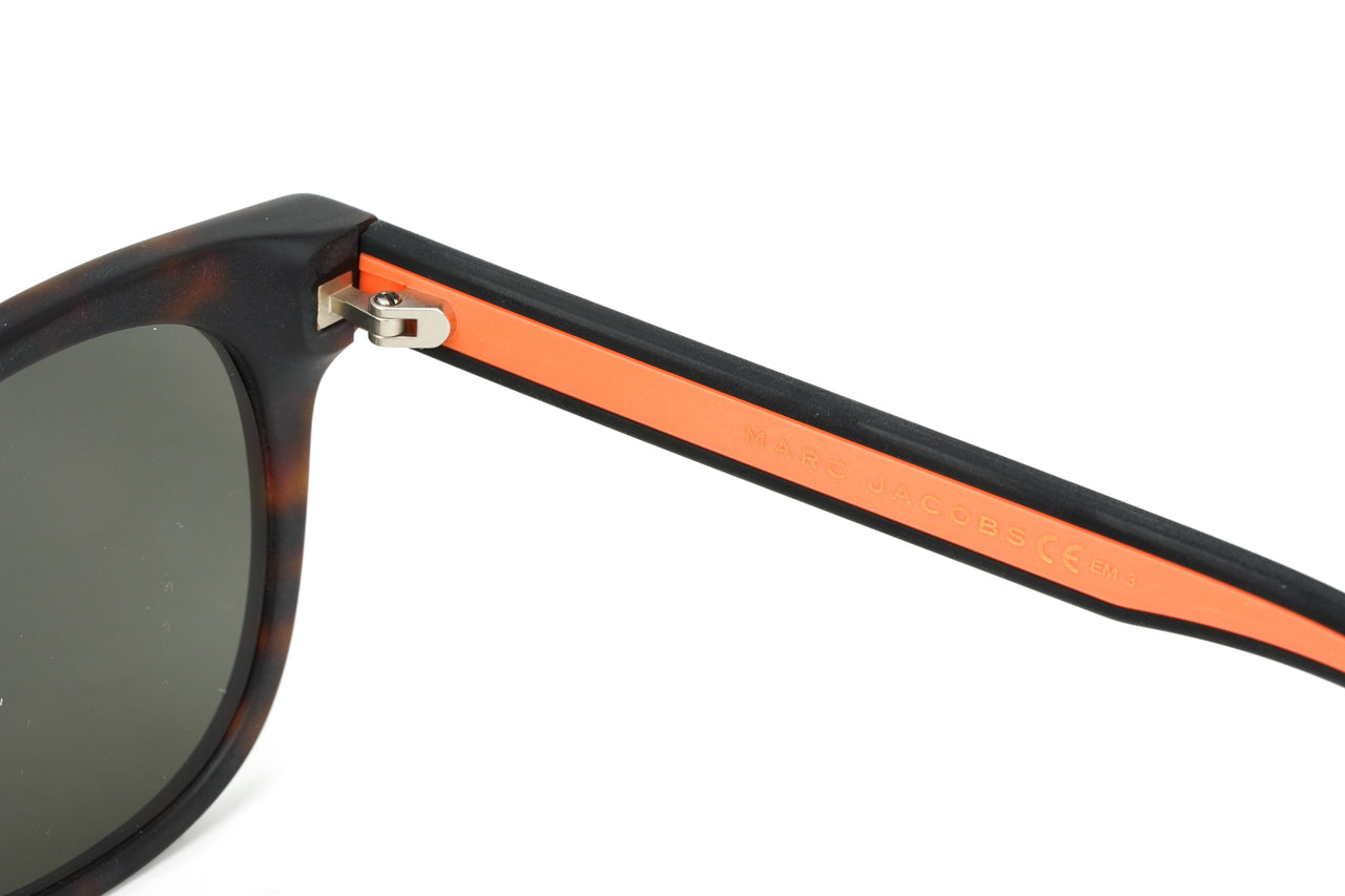 Marc Jacobs Men's Square Sunglasses Havana Orange Mirror Marc 289/F/S L9G