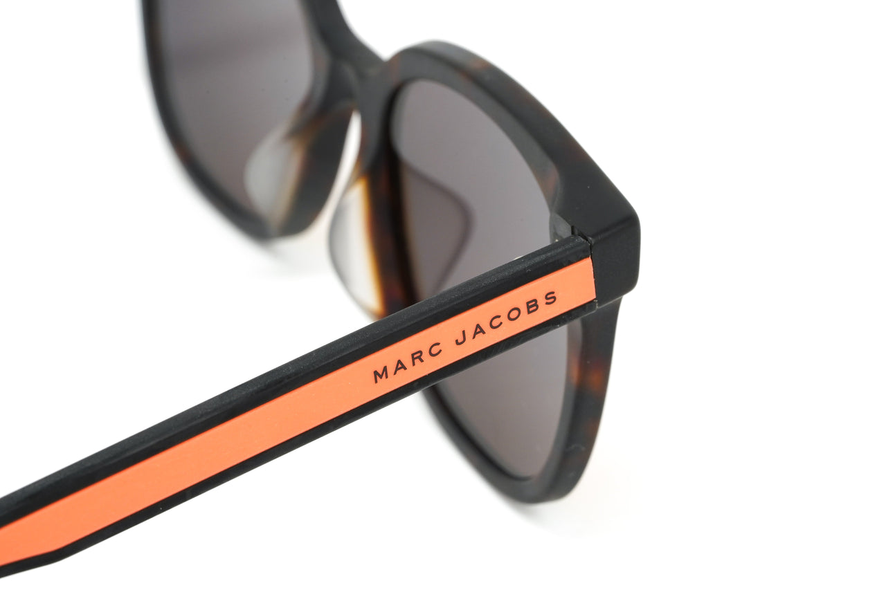 Marc Jacobs Men's Square Sunglasses Havana Orange Mirror Marc 289/F/S L9G
