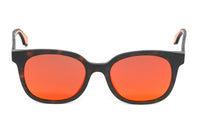 Thumbnail for Marc Jacobs Men's Square Sunglasses Havana Orange Mirror Marc 289/F/S L9G