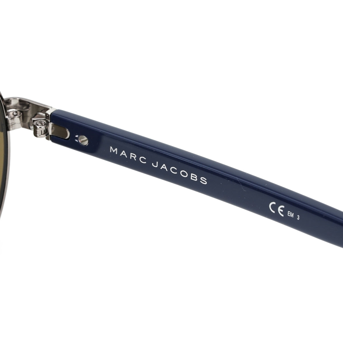 Marc by Marc Jacobs MMJ 341/S Navy Blue Oval Sunglasses 54-20-135 Marc by Marc Jacobs Blue Plastic Frame Sunglasses for Women  main image 2